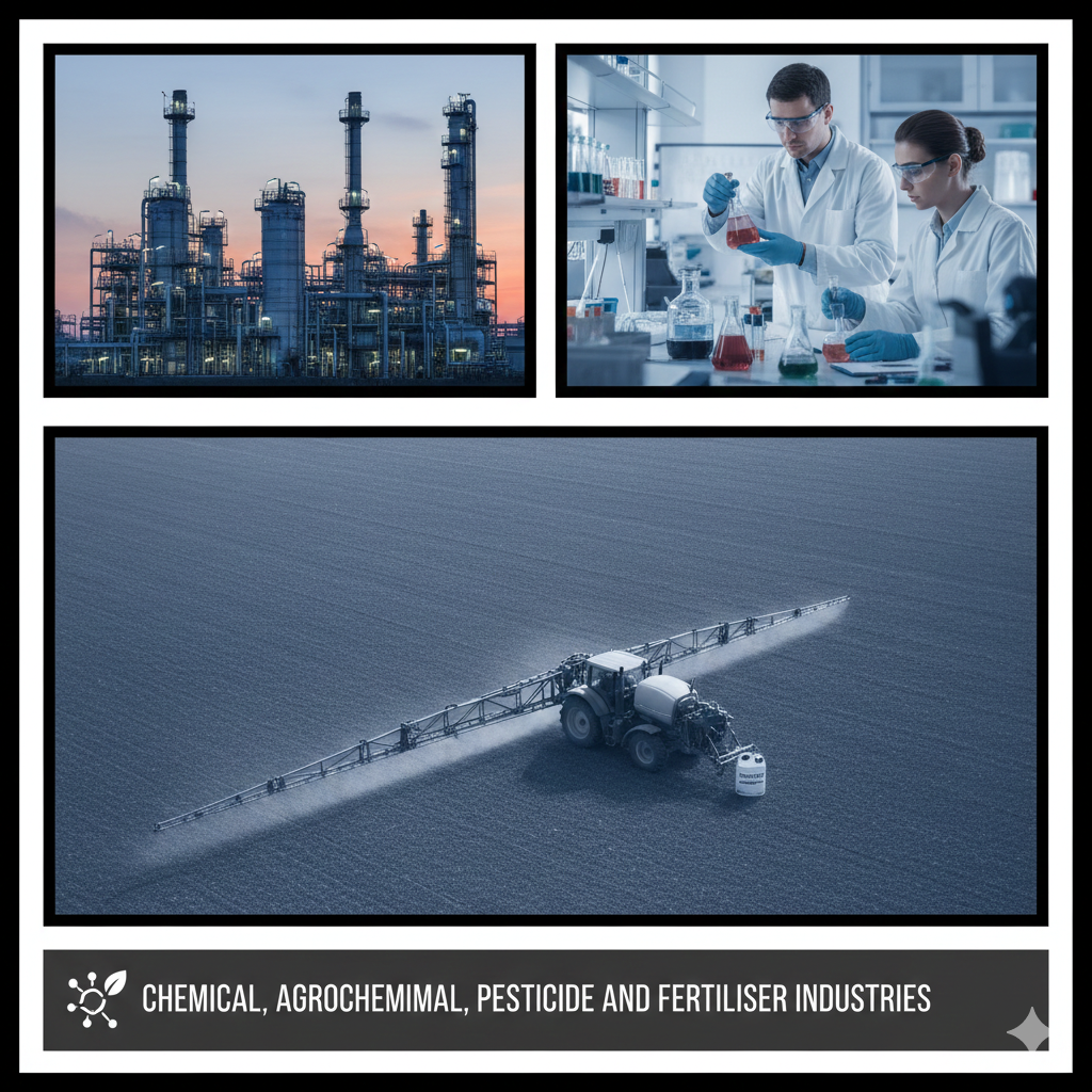 Chemical, Agrochemical, Pesticide and Fertiliser Industries